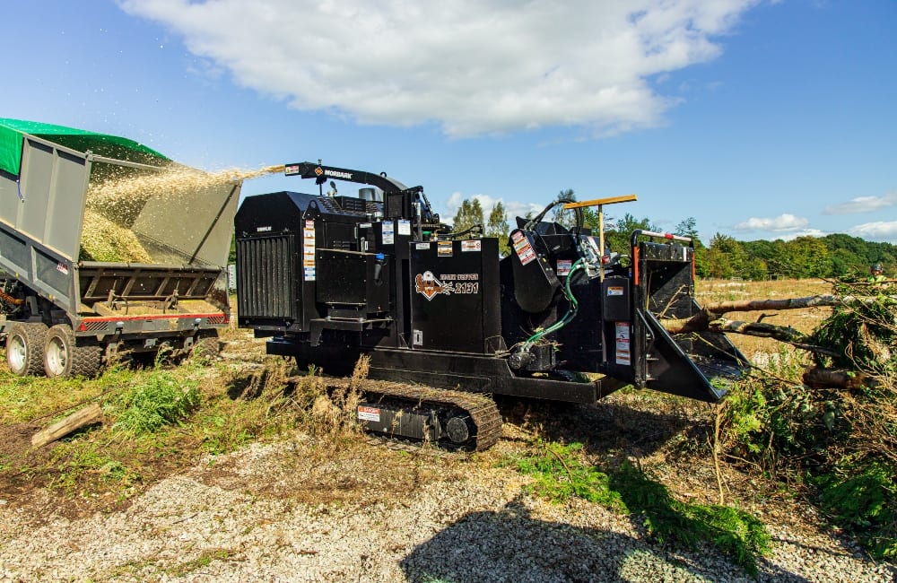 Site Clearance Machine Hire Chipper Excavator Forestry Management